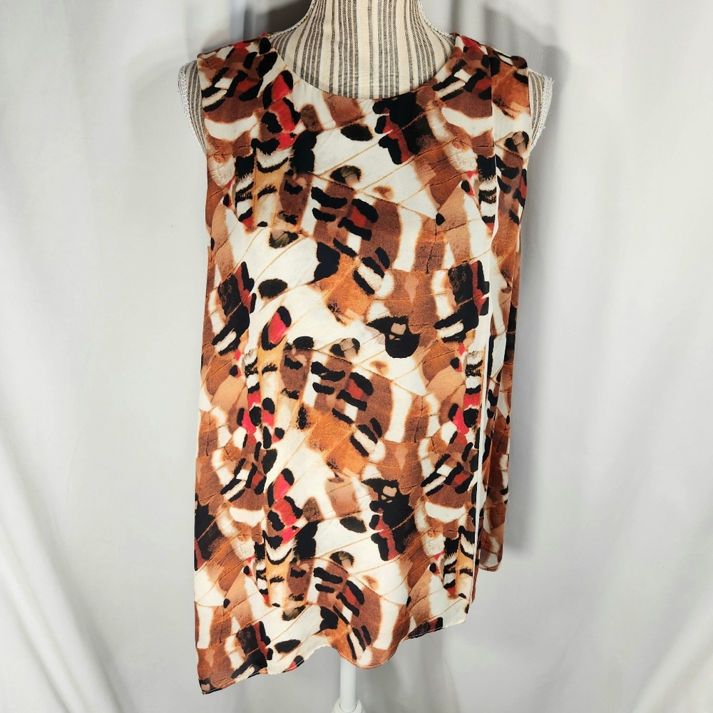 Classiques Entier Silk Sleeveless Top Size Small